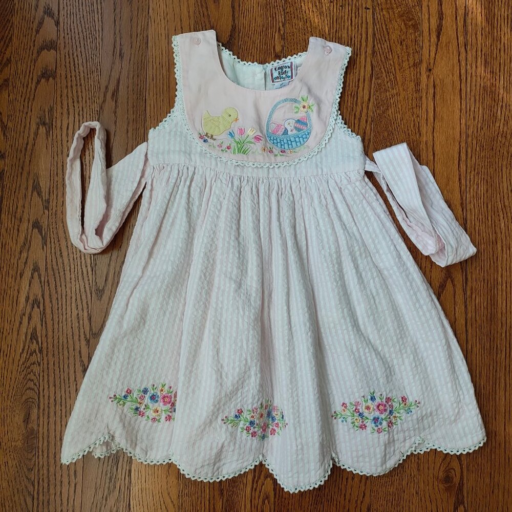 Easter pink dress - 2T - NWT - Cotton Kids brand
